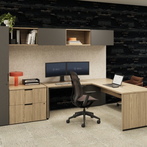 Slim Leg Height-Adjustable Desk - 2