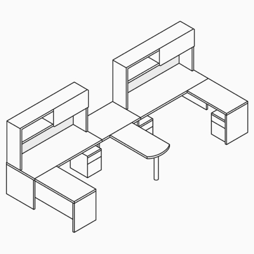 Canvas Metal Desk - 0