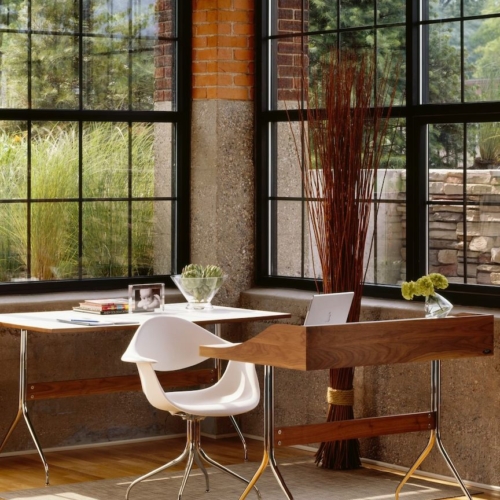 Nelson Swag Leg Armchair - 0