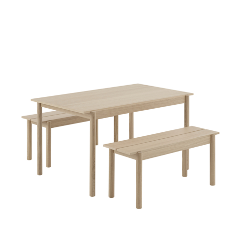 Linear Wood Bench - 0