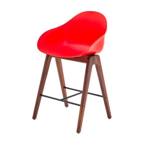 Ruby Wood Barstool by NaughtOne