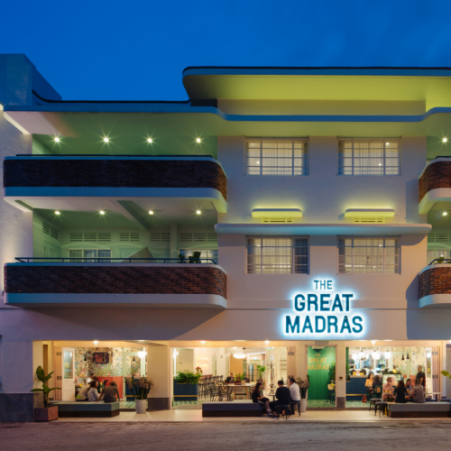 recent The Great Madras hospitality design projects