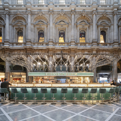 recent Fortnum & Mason at The Royal Exchange hospitality design projects
