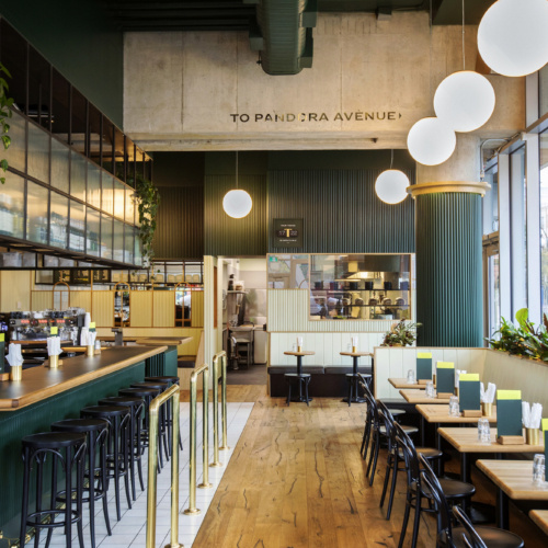 recent Sherwood Cafe hospitality design projects