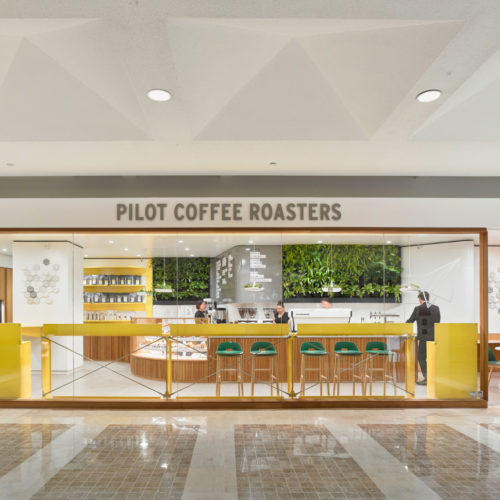 recent Pilot Coffee Roasters hospitality design projects