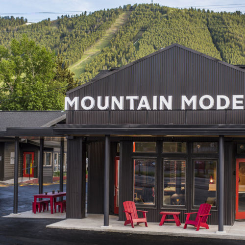 recent Mountain Modern Motel hospitality design projects