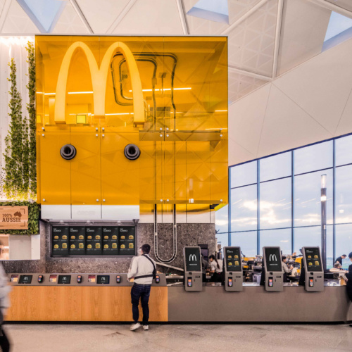 recent McDonald’s Sky Kitchen, Sydney Airport hospitality design projects