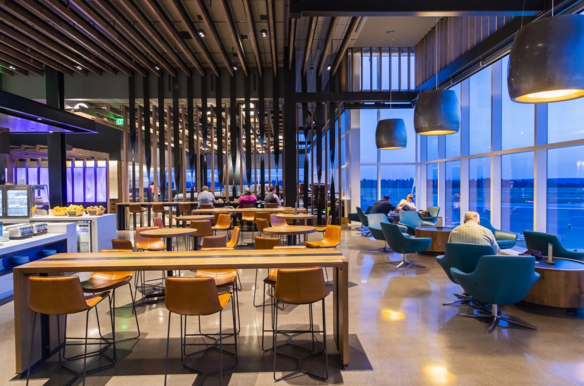 Alaska Airlines Flagship Lounge SeaTac International Airport