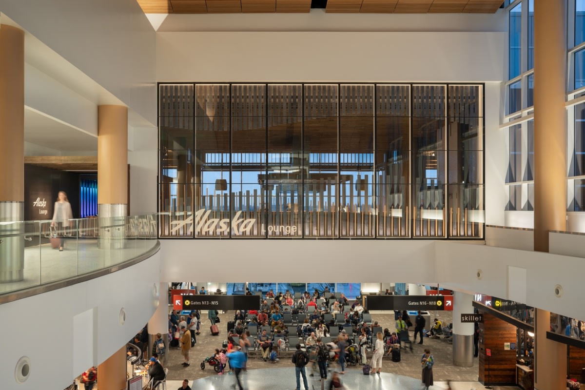 Alaska Airlines Flagship Lounge SeaTac International Airport