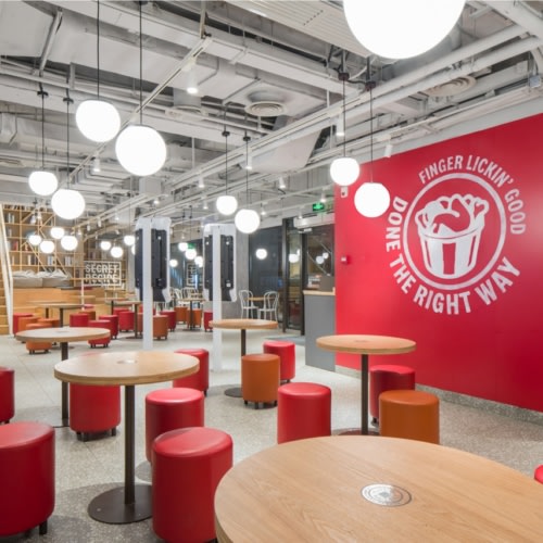 recent KFC Huada Mall Chengdu hospitality design projects
