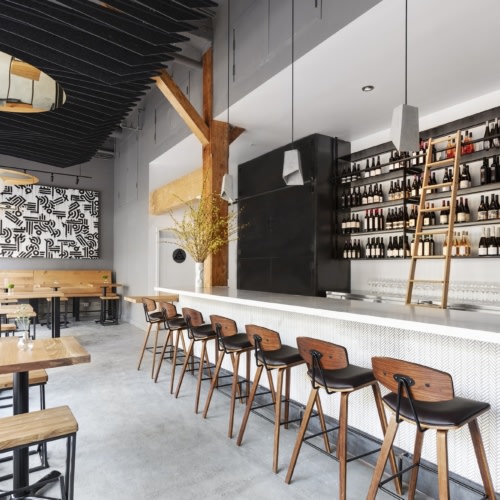 recent Ebb & Flow Wine Bar hospitality design projects