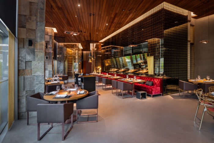 Zuma Restaurant Architecture and Design Project  Restaurant architecture,  Restaurant, Design projects