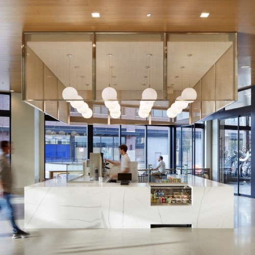 recent West End on Fulton Lobby and Amenity Spaces hospitality design projects