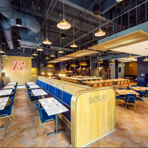 recent Rouj Creole Restaurant hospitality design projects