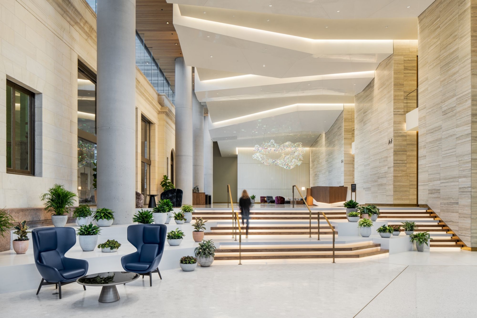 Indeed Tower Office and Amenity Spaces - Hospitality Snapshots