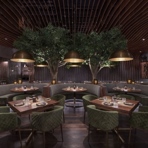 recent Toca Madera Restaurant hospitality design projects