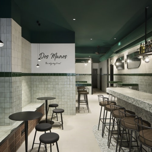 recent Dos Manos Restaurant hospitality design projects