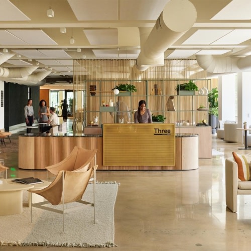 recent THREE at One South Amenity Space hospitality design projects