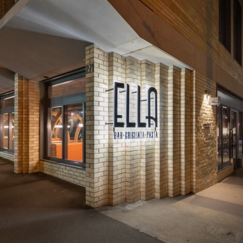 recent Ella Bar-Grigliata-pasta hospitality design projects