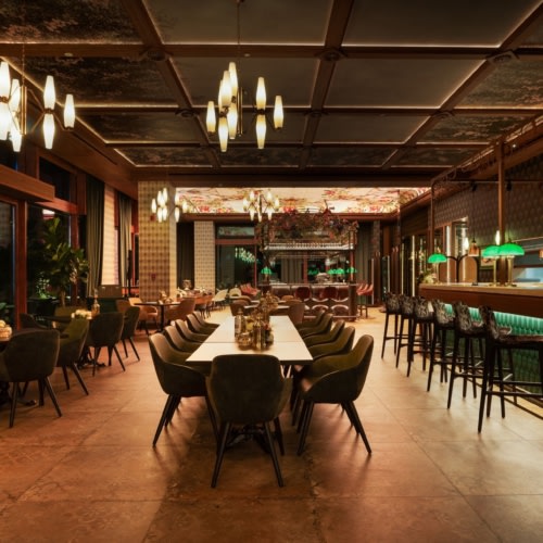recent Novecento Restaurant hospitality design projects