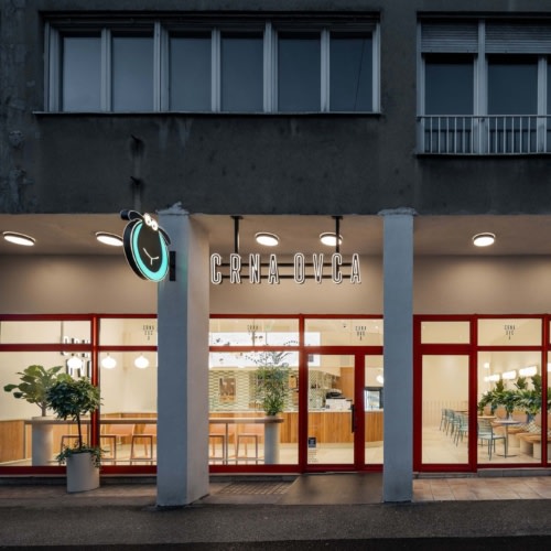 recent Crna Ovca Ice Cream Shop hospitality design projects
