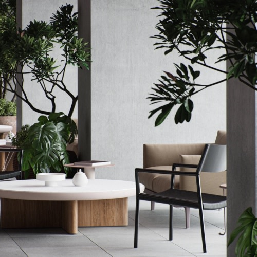 Passage Stackable Club Armchair - 0