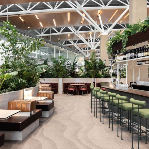 recent Aspire Westjet Garden Lounge hospitality design projects