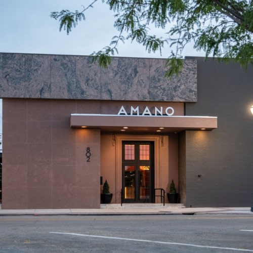 recent Amano Restaurant hospitality design projects