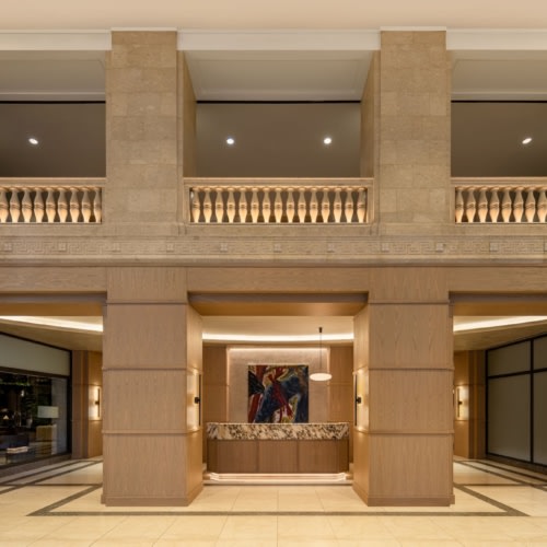 recent 222 North LaSalle Lobby hospitality design projects