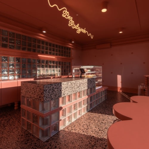 recent Bez Rodzynek Cafe hospitality design projects
