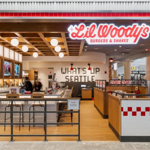 recent Lil Woody’s Seattle-Tacoma International Airport hospitality design projects
