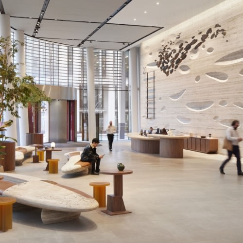 recent 20 Gresham Street Lobby and Amenity Spaces hospitality design projects