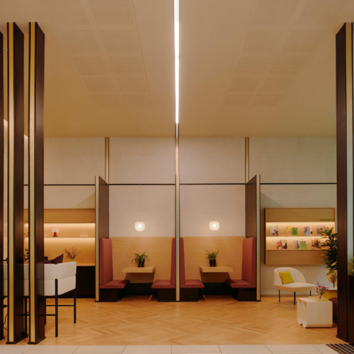 recent 3 St Paul’s Place Lobby and Amenity Space hospitality design projects